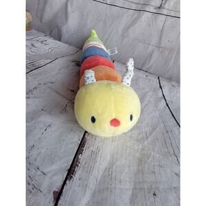 Baby Gund 14in Tinkle Crinkle Rattle Squeak Caterpillar Plush Stuffed Toy